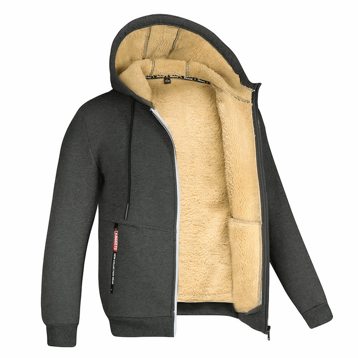 Men’s Fleece - Lined Hooded Jacket | Active Peaks - Active Peaks