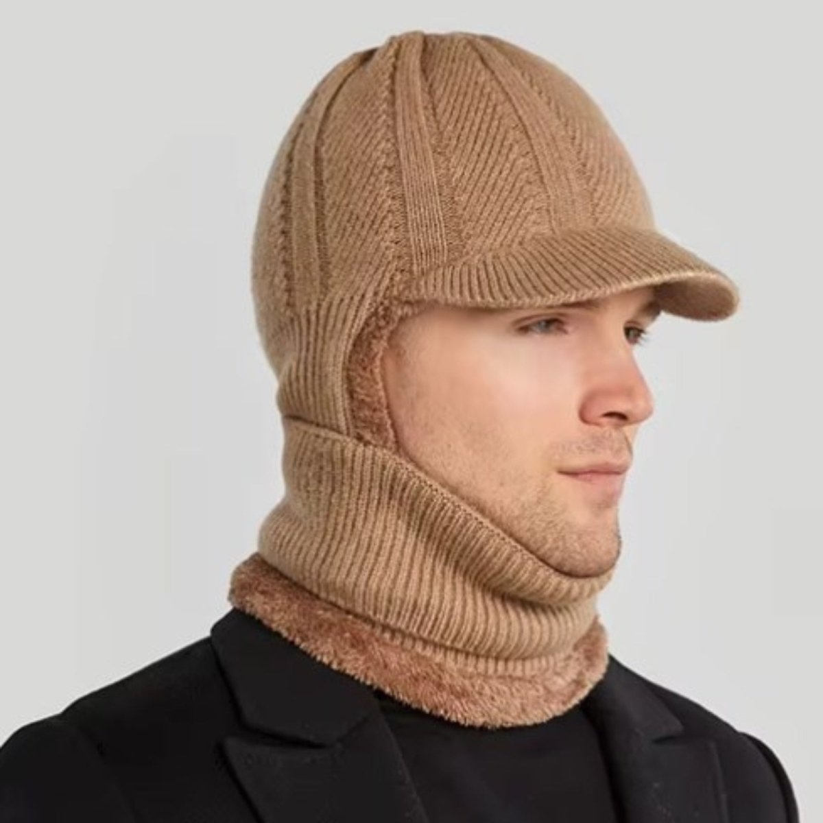 Thermal Winter Balaclava with Integrated Visor - Active Peaks