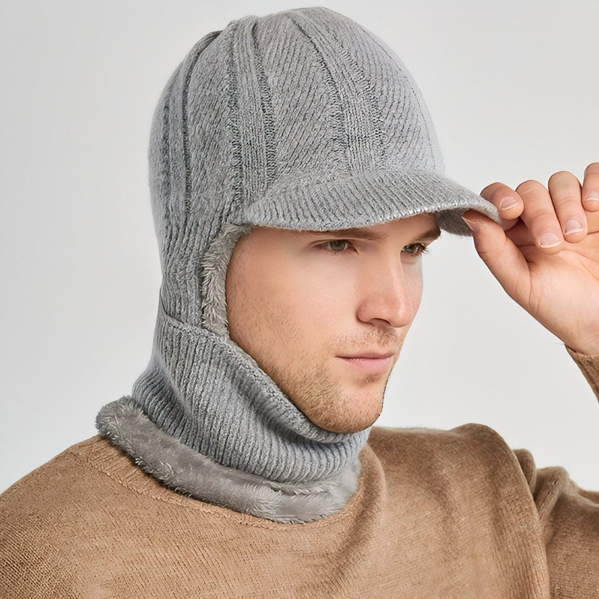Thermal Winter Balaclava with Integrated Visor - Active Peaks