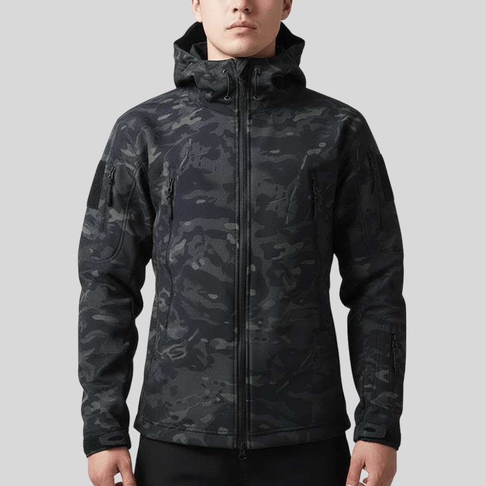 Men’s Softshell Hiking Jacket Windproof Fleece - Lined - Active Peaks