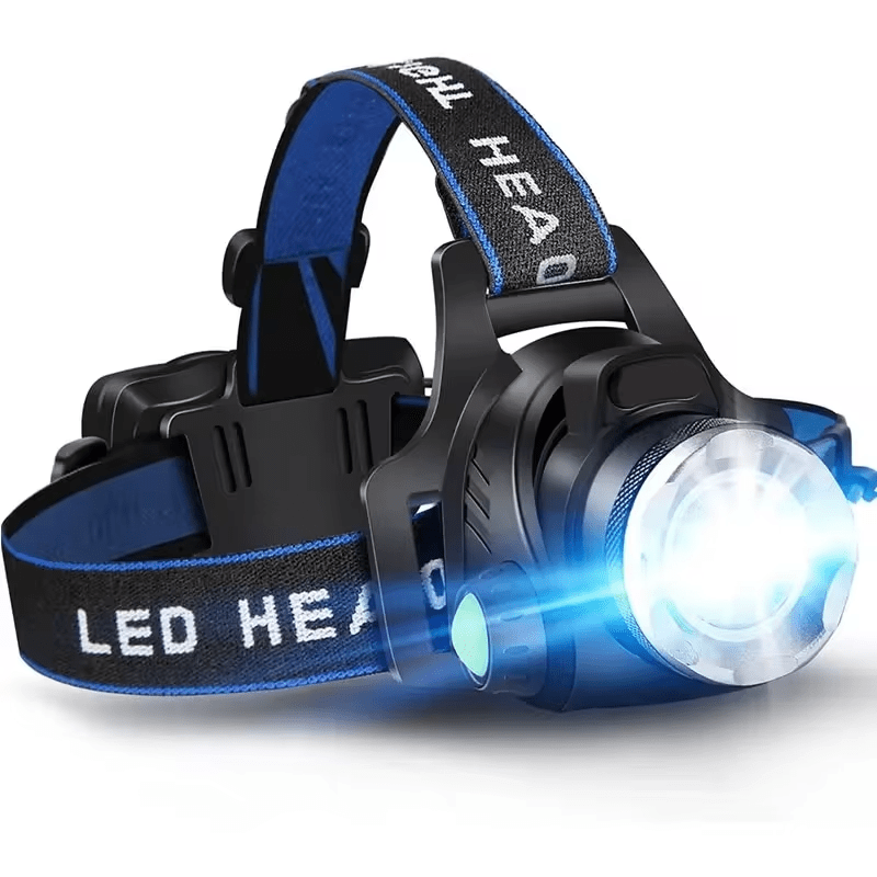 Rechargeable Waterproof LED Head Torch with Zoom Function | Active Peaks - Active Peaks