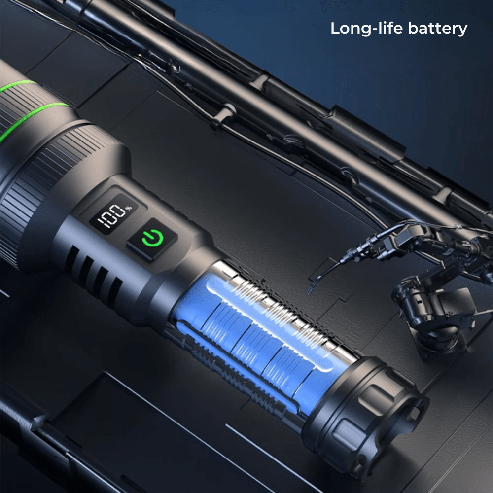 Rechargeable LED Torch with Zoom Function | Active Peaks - Active Peaks