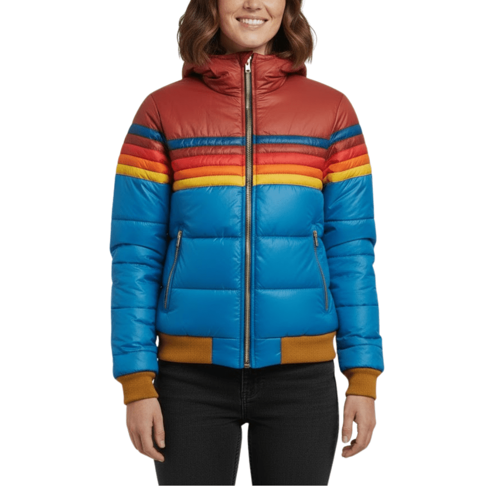 Women’s Insulated Colour - Block Puffer Jacket | Active Peaks - Active Peaks