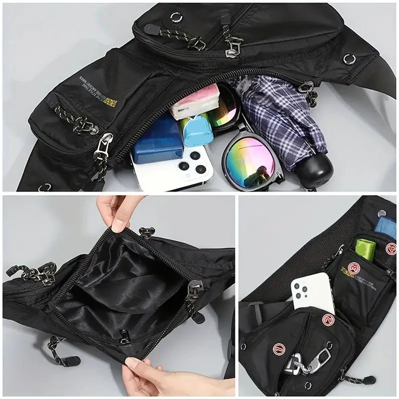 Weather - Resistant Crossbody Bag with Secure Compartments - Active Peaks