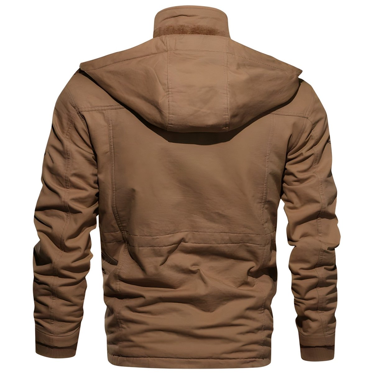 Multi - Pocket Insulated Outdoor Jacket – Fleece - Lined Hood - Active Peaks