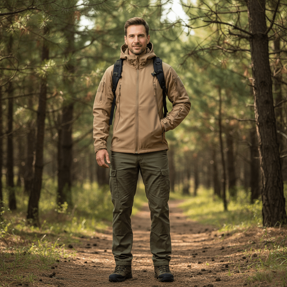 Waterproof Softshell Outdoor Jacket with Hood | Active Peaks - Active Peaks
