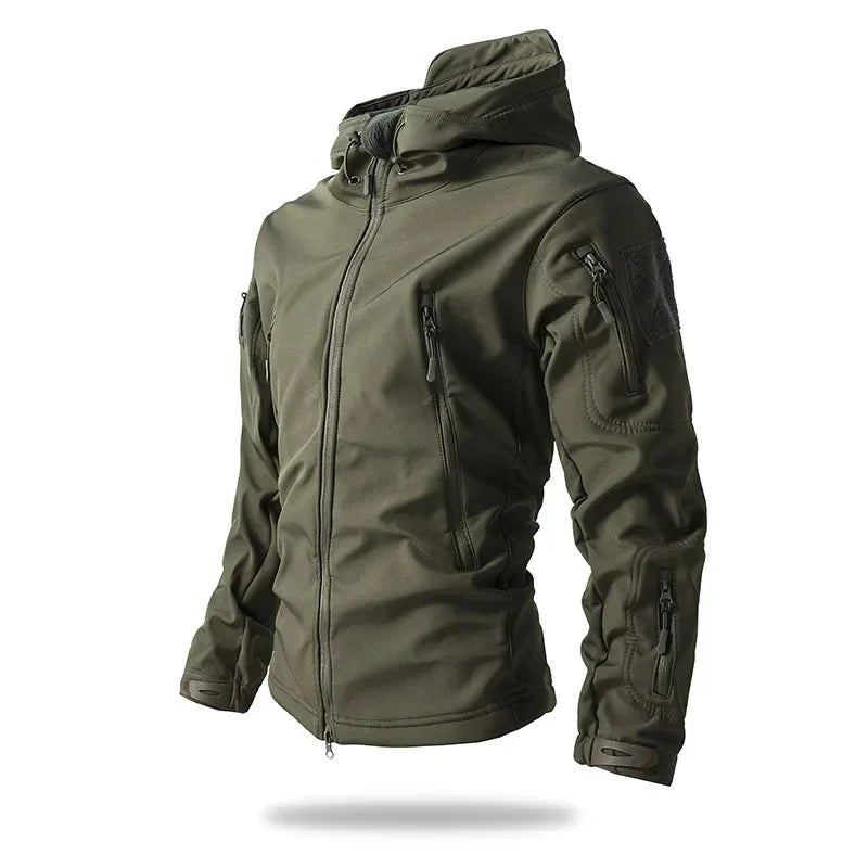 Men’s Softshell Hiking Jacket Windproof Fleece - Lined - Active Peaks
