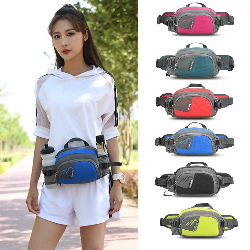 Water - Resistant Running Waist Bag with Bottle Holder | Active Peaks - Active Peaks