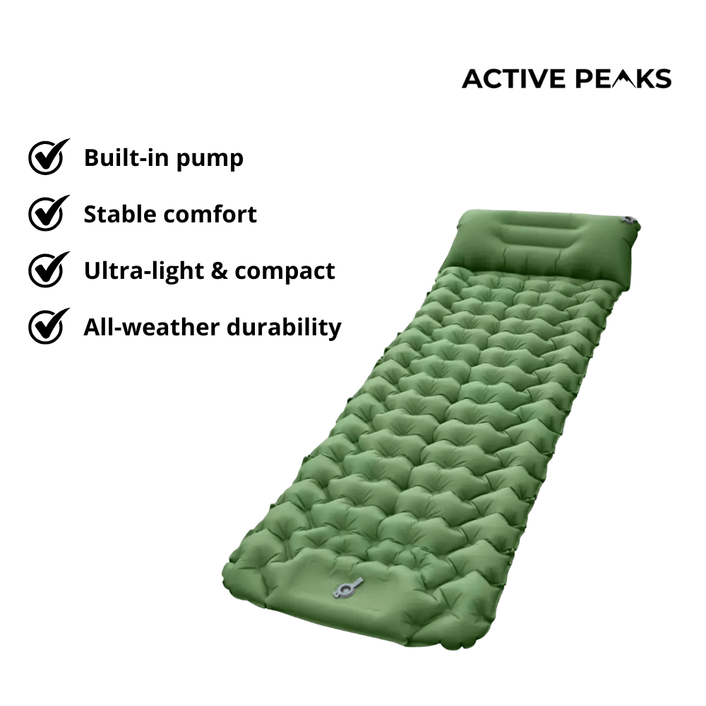 Self - Inflating Camping Mattress – Lightweight and Compact | Active Peaks - Active Peaks