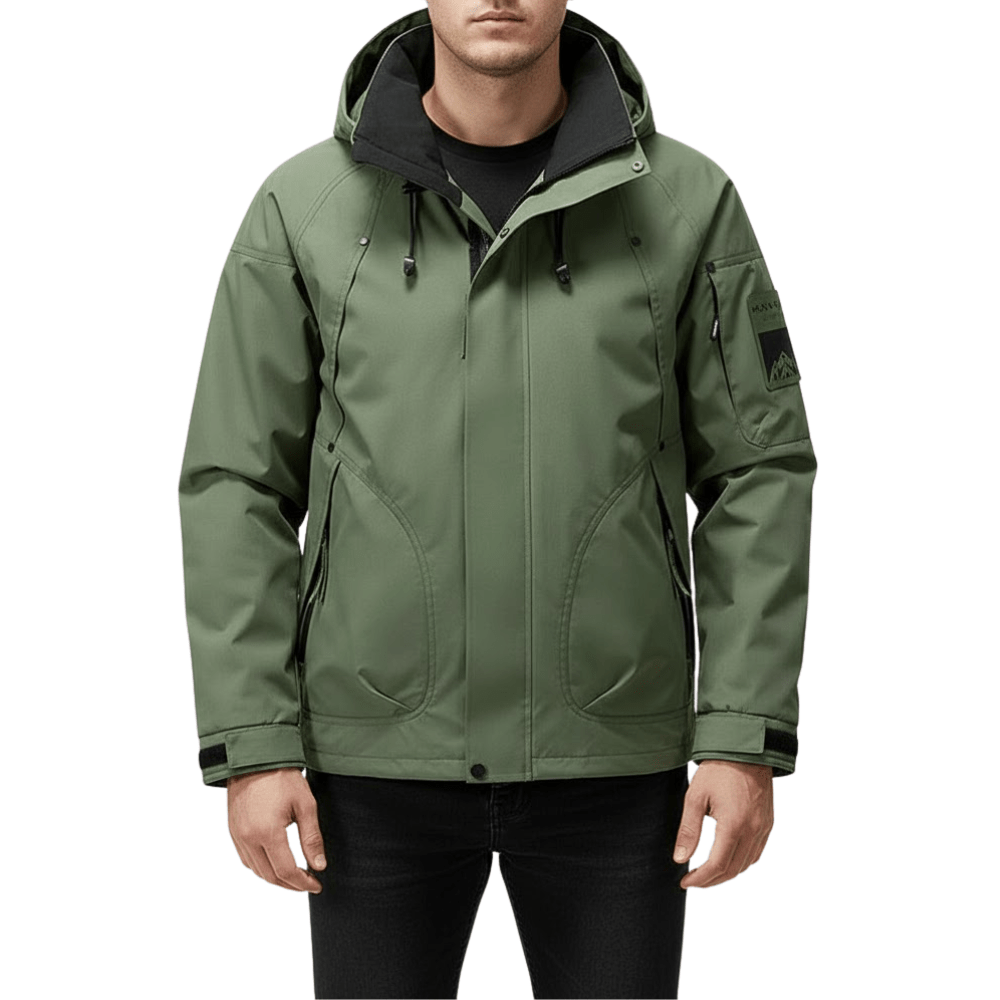 Men’s Waterproof Softshell Hiking Jacket Lightweight Windbreaker - Active Peaks