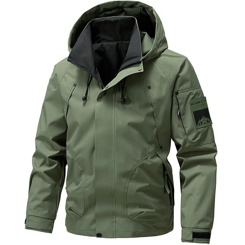 Men’s Waterproof Softshell Hiking Jacket Lightweight Windbreaker - Active Peaks