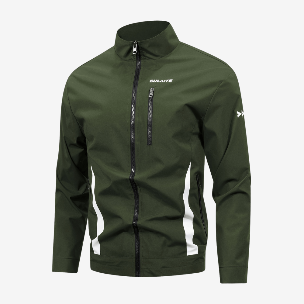 Lightweight Zip - Up Outdoor Jacket with High Collar | Active Peaks - Active Peaks