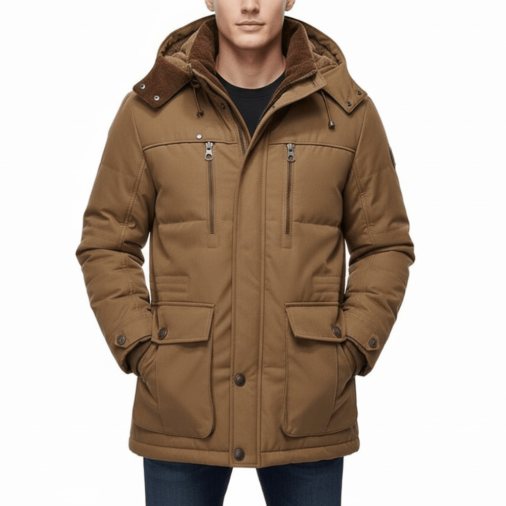 Men’s Insulated Hooded Winter Jacket | Active Peaks - Active Peaks