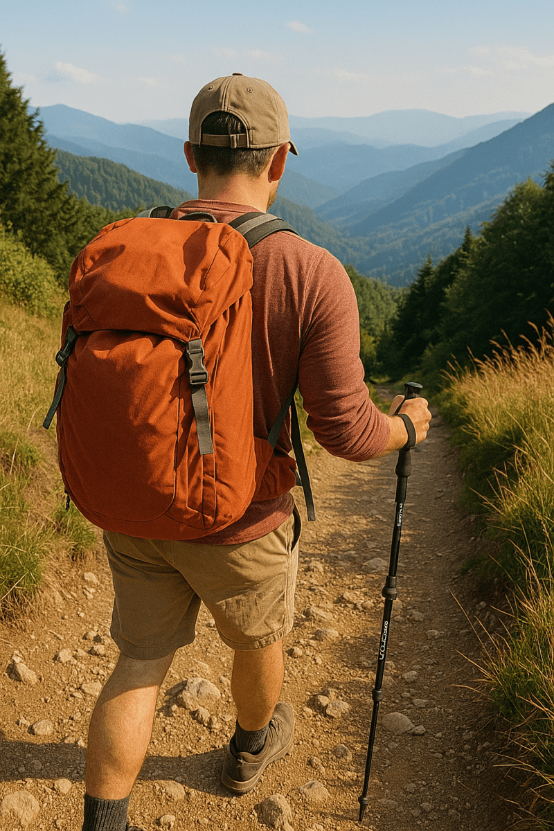 Shock - Absorbing Trekking Pole – Adjustable Aluminium | Active Peaks - Active Peaks