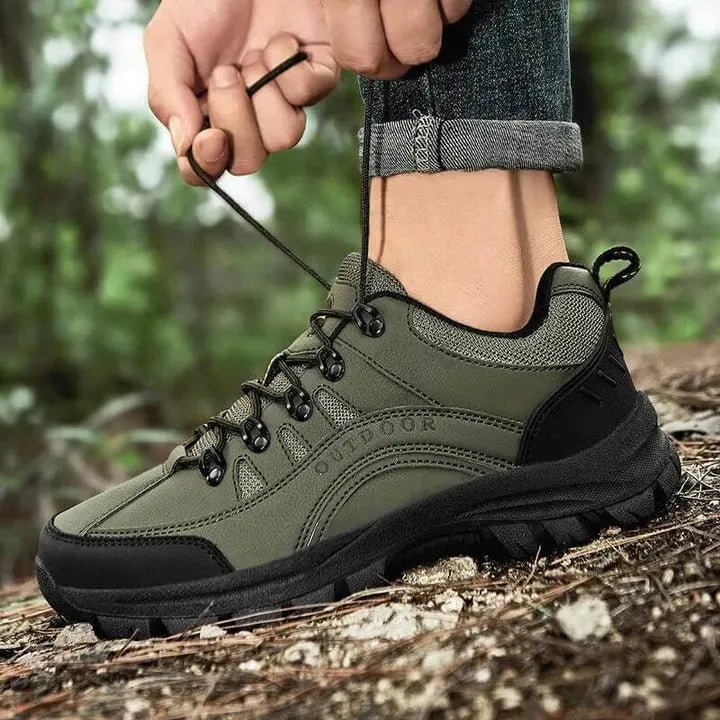Durable Men’s Hiking Shoes – Water - Resistant Outdoor Trail Footwear - Active Peaks
