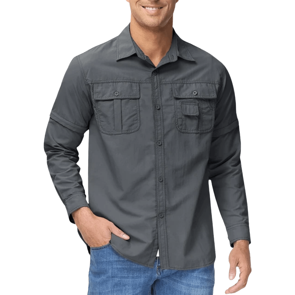 Breathable Convertible Hiking Shirt for Men | Active Peaks - Active Peaks