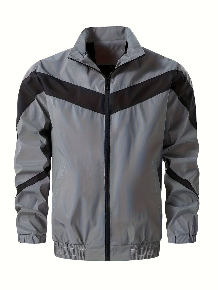 Reflective Jacket – Lightweight & Wind - Resistant Zip - Up for Outdoor Use - Active Peaks