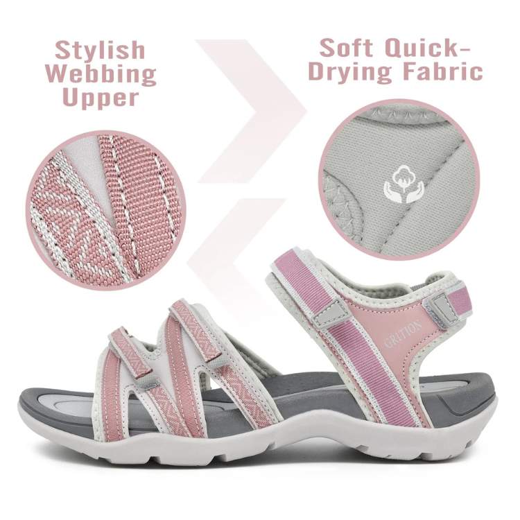 Lightweight Walking Sandals - Adjustable and Breathable for Women - Active Peaks