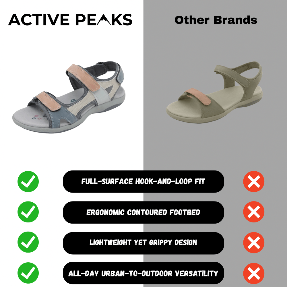Lightweight Walking Sandals with Non - Slip Sole | Active Peaks - Active Peaks