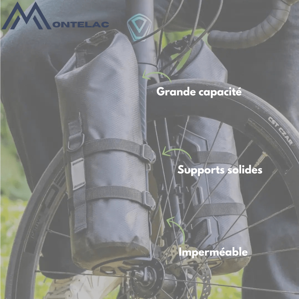 Water - Resistant Front Fork Bike Panniers – Durable Storage | Active Peaks - Active Peaks
