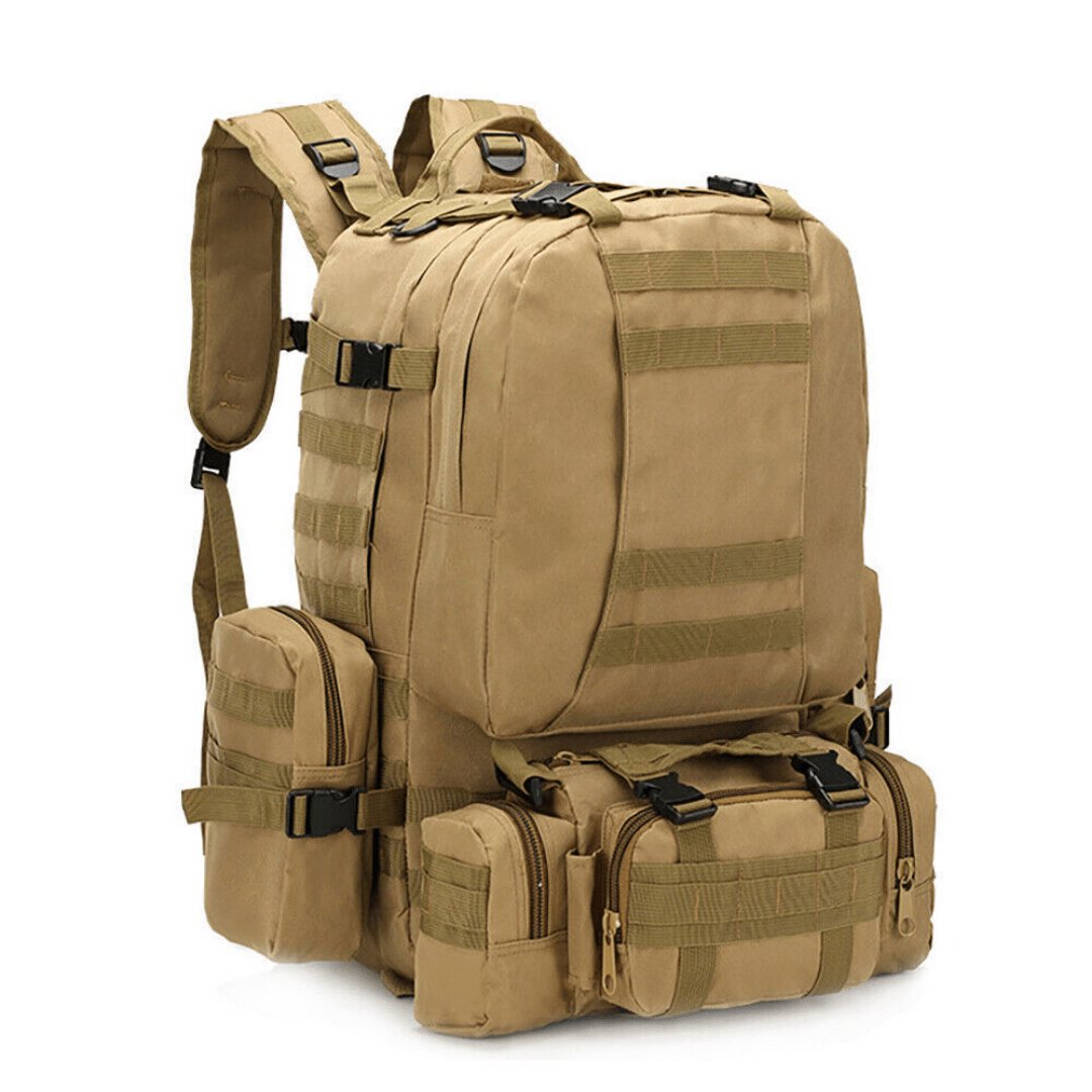 Water - Resistant and Rugged 50L Tactical Backpack - Active Peaks