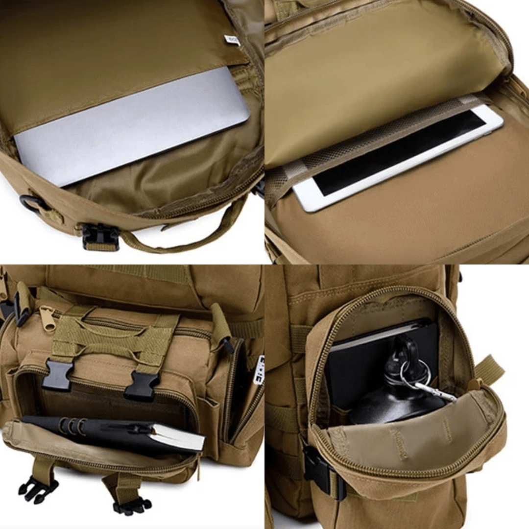 Water - Resistant and Rugged 50L Tactical Backpack - Active Peaks