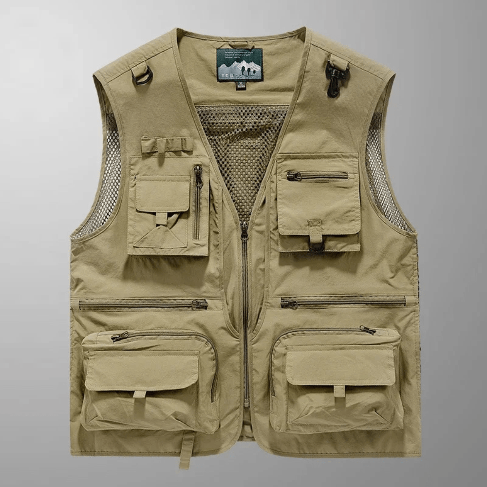 Lightweight Multi - Pocket Mesh Utility Vest | Active Peaks - Active Peaks