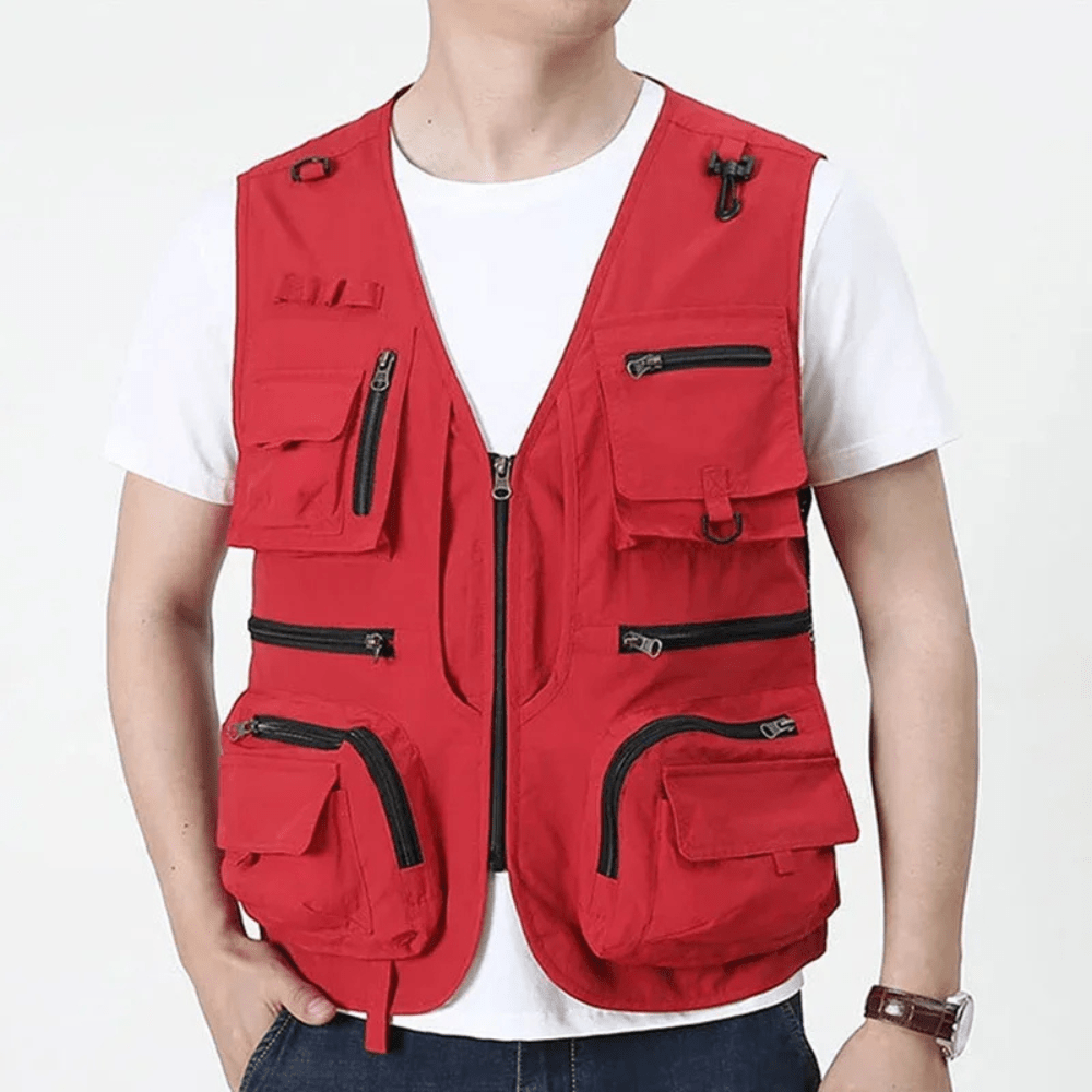 Lightweight Multi - Pocket Mesh Utility Vest | Active Peaks - Active Peaks