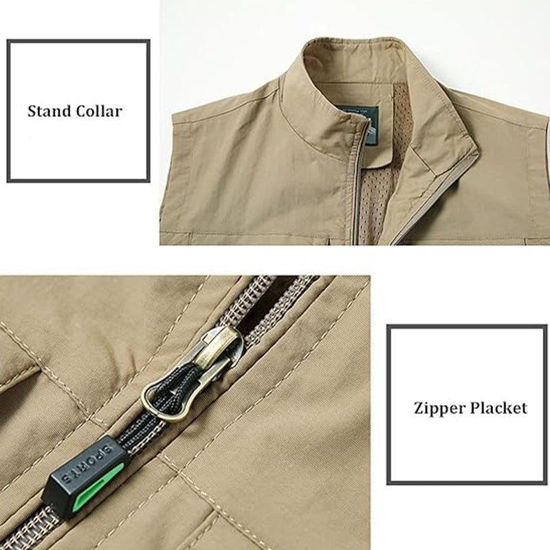 Lightweight Travel Vest – Multi - Pocket & Quick - Dry | Active Peaks - Active Peaks