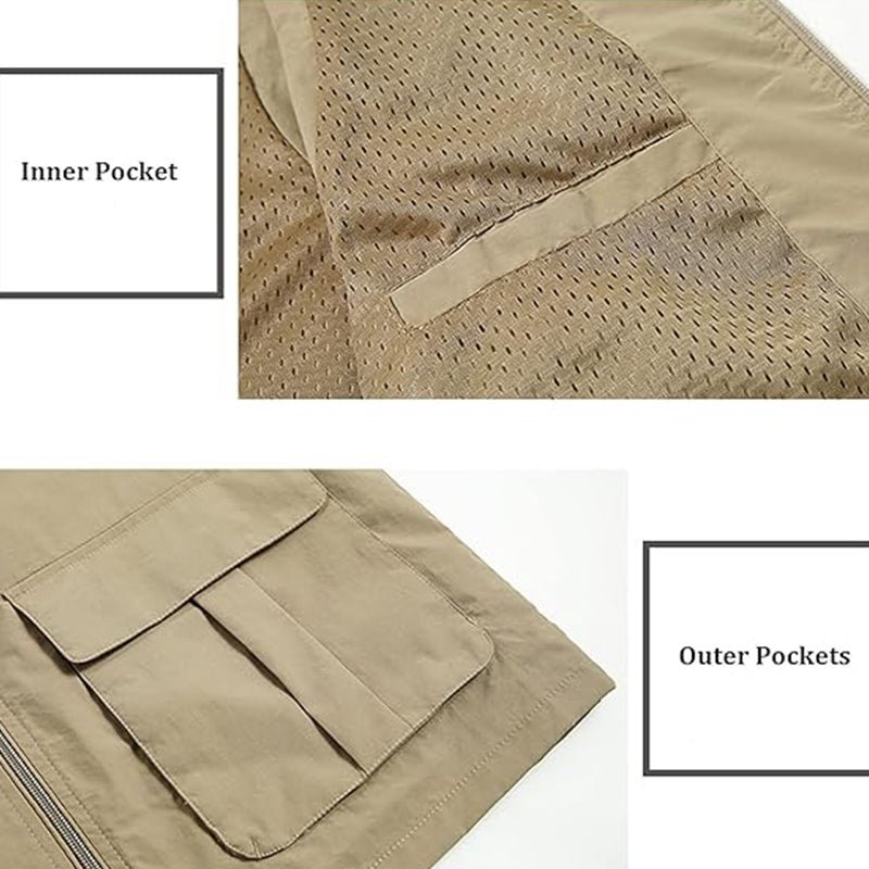 Lightweight Travel Vest – Multi - Pocket & Quick - Dry | Active Peaks - Active Peaks