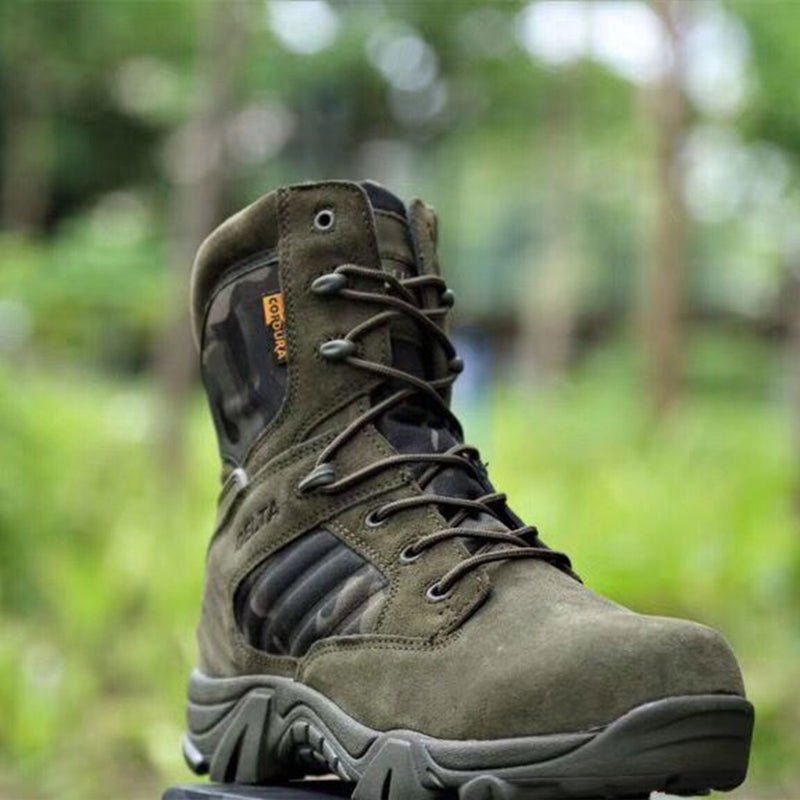 Men’s Lightweight Waterproof Tactical Hiking Shoes with Grip Sole - Active Peaks