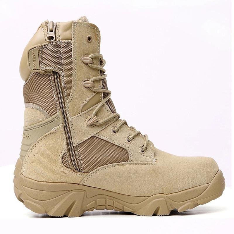 Men’s Lightweight Waterproof Tactical Hiking Shoes with Grip Sole - Active Peaks