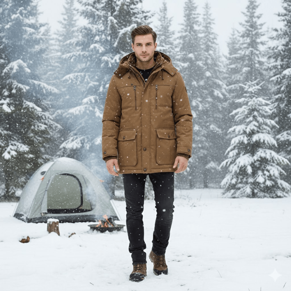 Men’s Insulated Hooded Winter Jacket | Active Peaks - Active Peaks