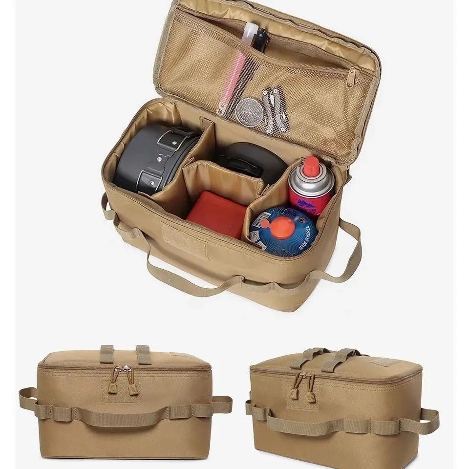 Heavy - Duty Camping Storage Bag for Gas Canisters and Cooking Gear - Active Peaks