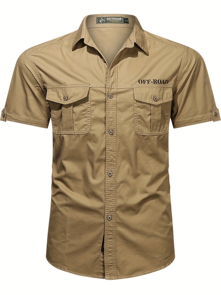Breathable Cotton Outdoor Shirt for Men | Active Peaks - Active Peaks
