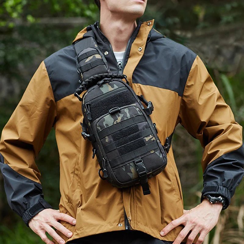 Tactical Chest Pack with MOLLE System – Lightweight & Versatile - Active Peaks