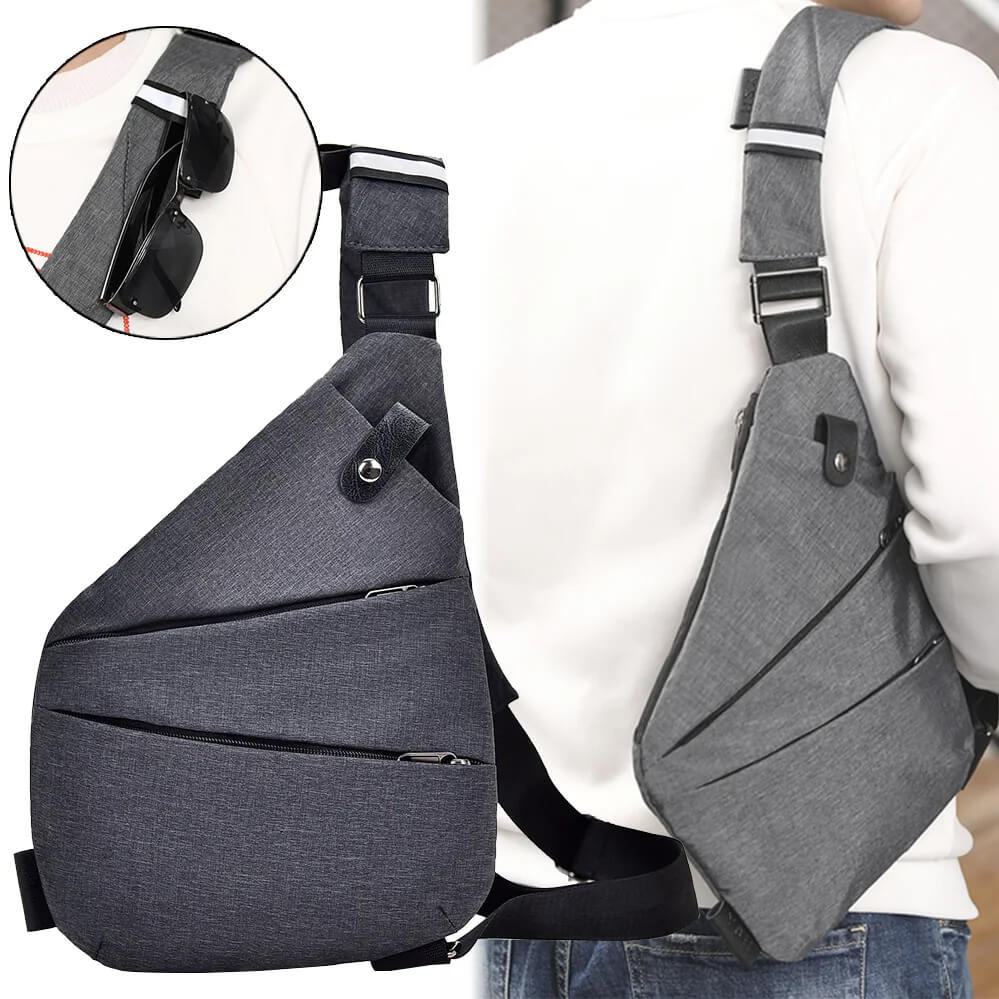 Shoulder Bag – Lightweight & Water - Resistant Anti - Theft Travel Pack - Active Peaks