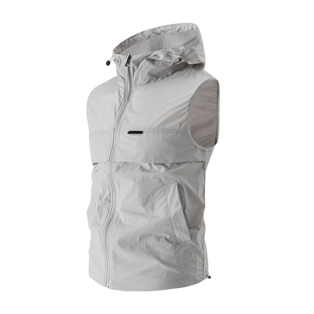 Lightweight Hooded Sleeveless Vest - Active Peaks