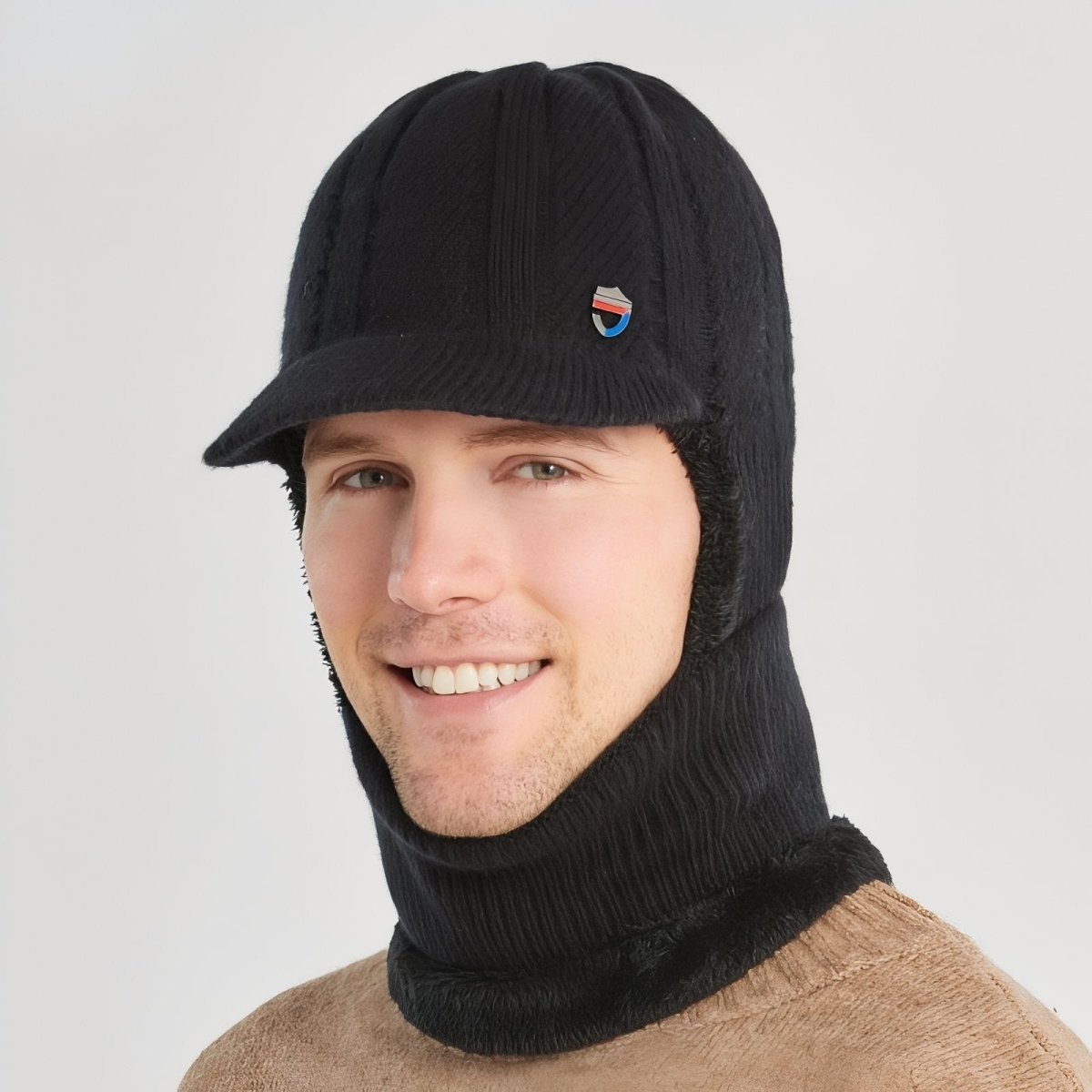 Thermal Winter Balaclava with Integrated Visor - Active Peaks