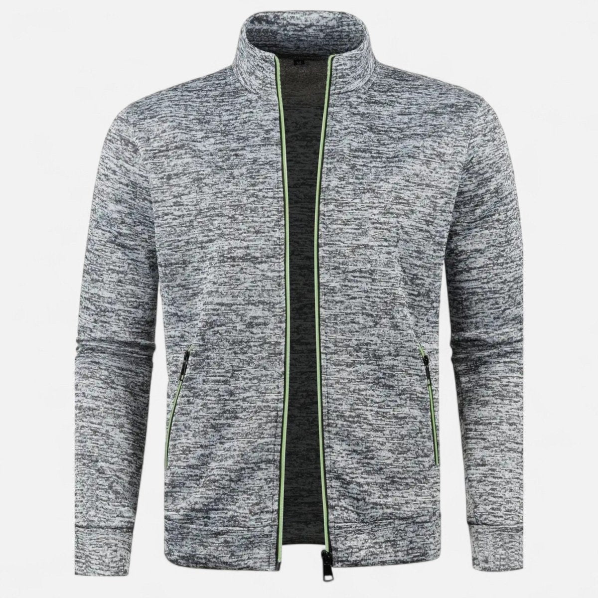 Knitted Zip Cardigan with Full - Length Closure | Active Peaks - Active Peaks