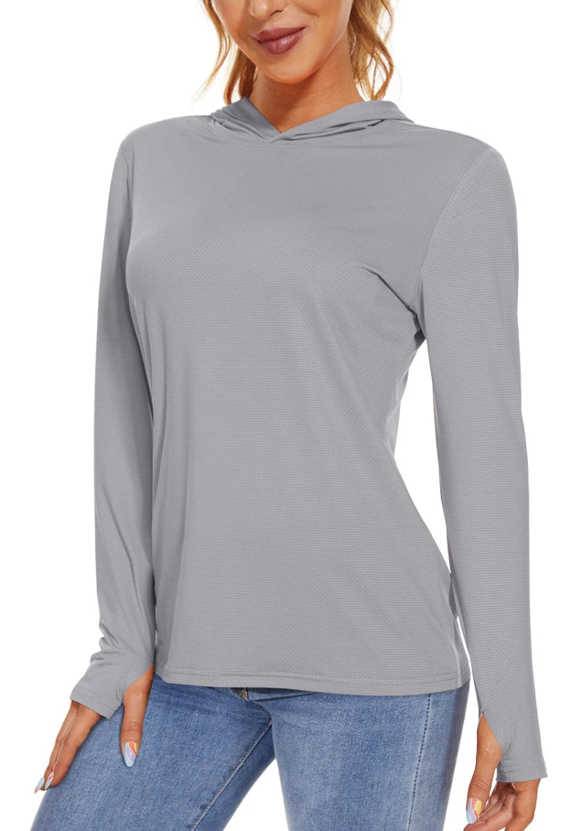 Breathable Long - Sleeve UV Protection Hoodie for Women | Active Peaks - Active Peaks