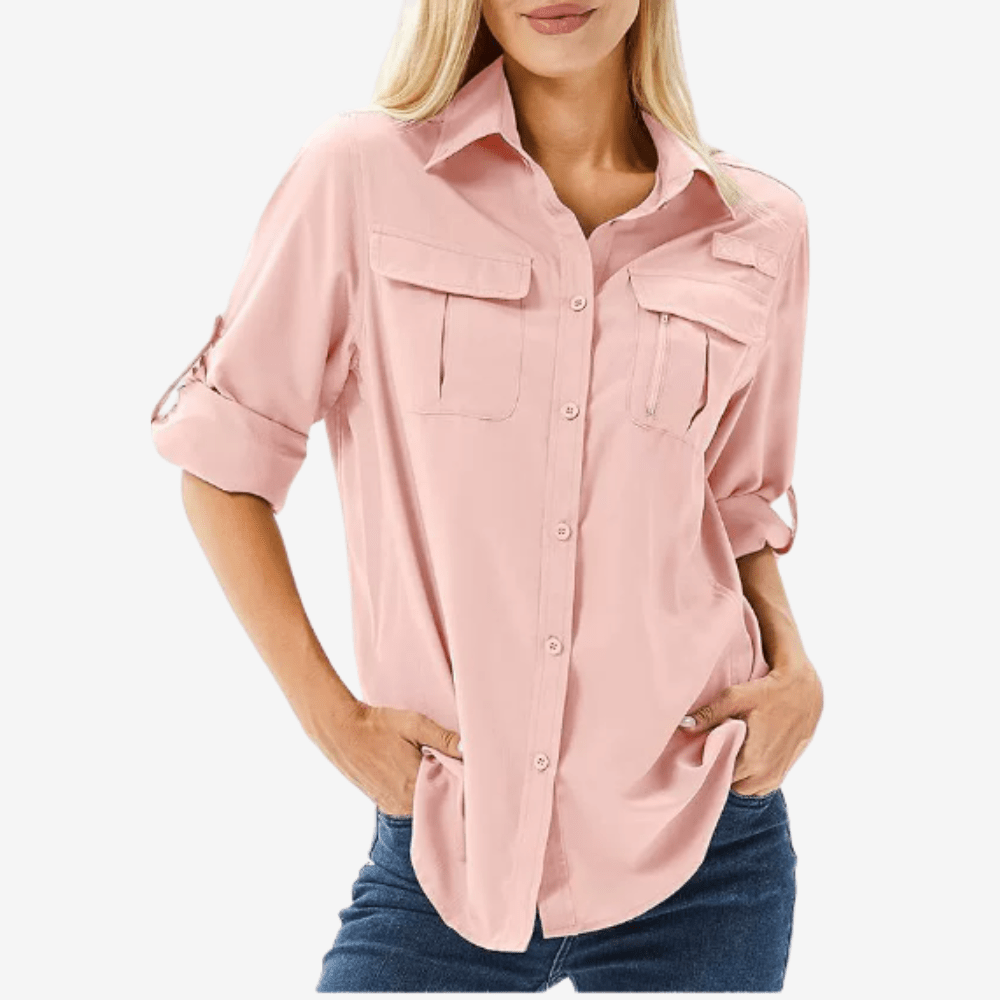 Breathable Long Sleeve Hiking Shirt – Women’s Lightweight | Active Peaks - Active Peaks