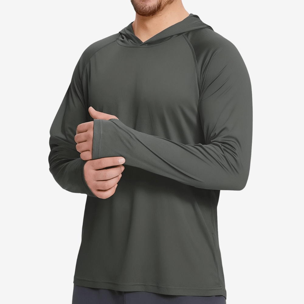 Men’s Breathable Long Sleeve Hiking T-Shirt with UV Protection - Active Peaks