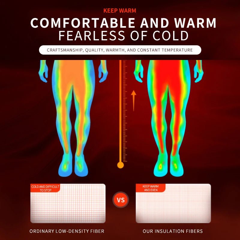 Men’s Thermal Compression Leggings with Fleece Lining | Active Peaks - Active Peaks