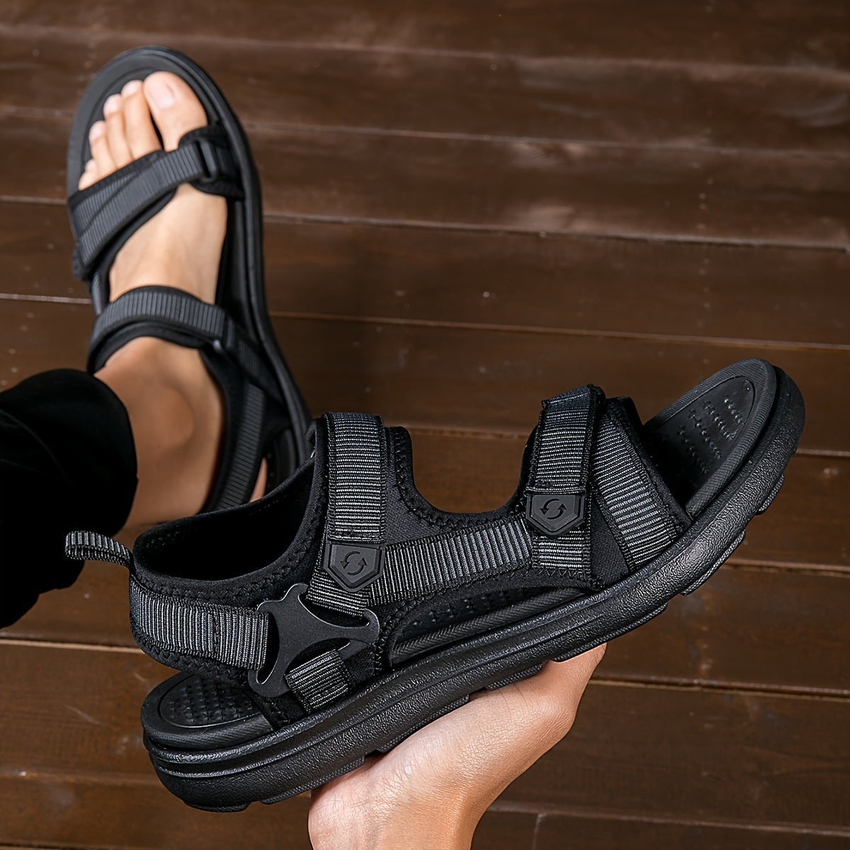 Breathable Anti - Slip Hiking Sandals with Open Toe for Men | Active Peaks - Active Peaks