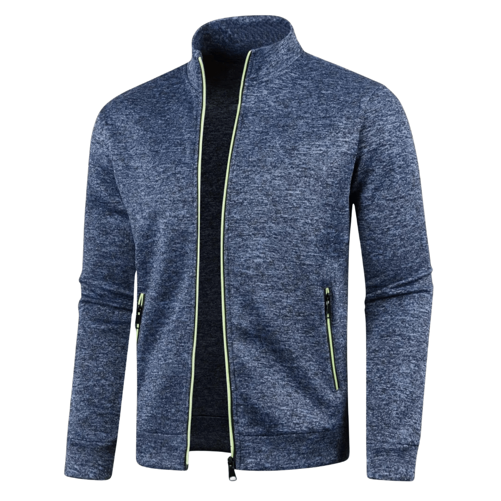 Knitted Zip Cardigan with Full - Length Closure | Active Peaks - Active Peaks