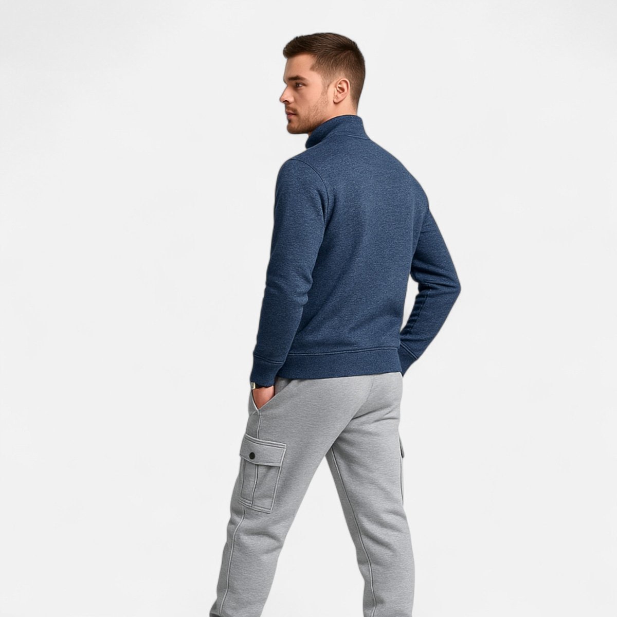Knitted Zip Cardigan with Full - Length Closure | Active Peaks - Active Peaks
