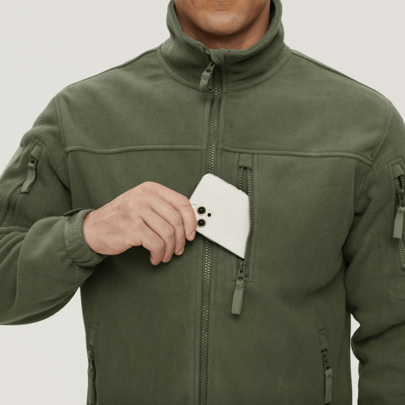 Men’s Fleece Jacket – Lightweight & Breathable Outdoor Layer - Active Peaks