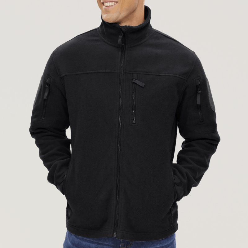 Men’s Fleece Jacket – Lightweight & Breathable Outdoor Layer - Active Peaks