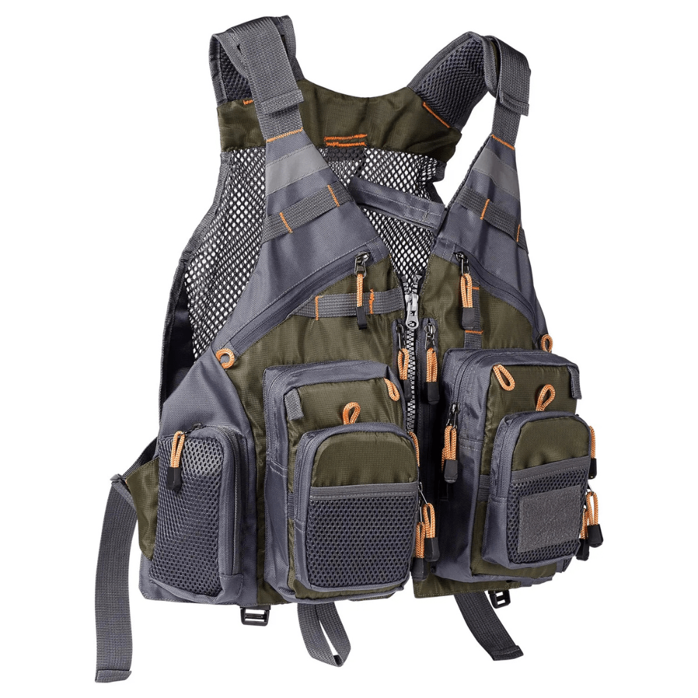 Fishing Safety Vest – Lightweight Adjustable with Buoyant Support - Active Peaks